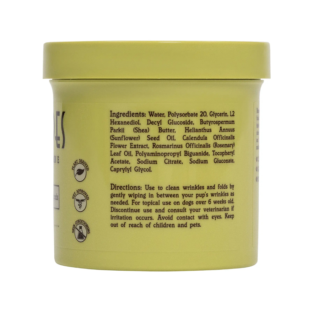 Салфетки для собак Natural Dog Company Wrinkle Wipes 50 шт Салфетки для собак Natural Dog Company Wrinkle Wipes 50 шт