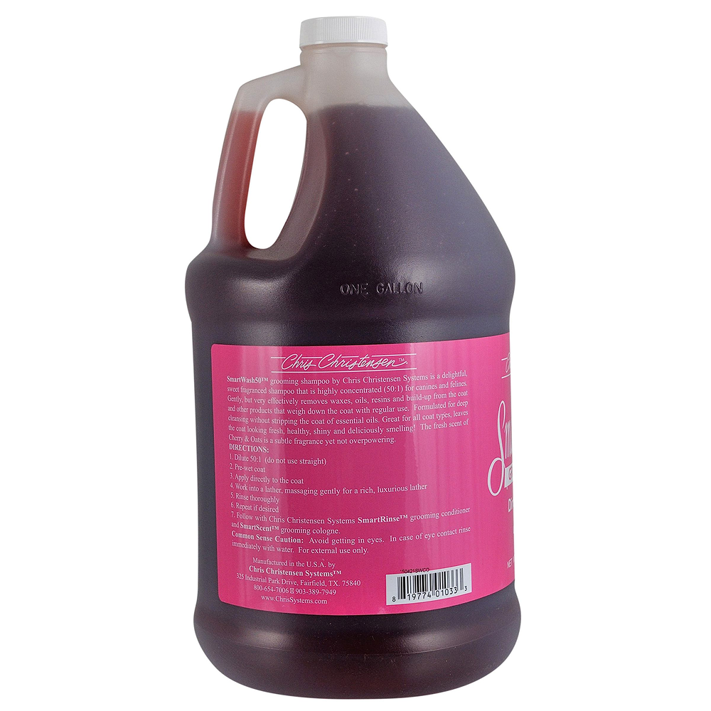 Chris Christensen Smart Wash 50 Cherry & Oats шампунь для собак 3,8 л - вишня та овес Chris Christensen Smart Wash 50 Cherry & Oats шампунь для собак 3,8 л - вишня та овес