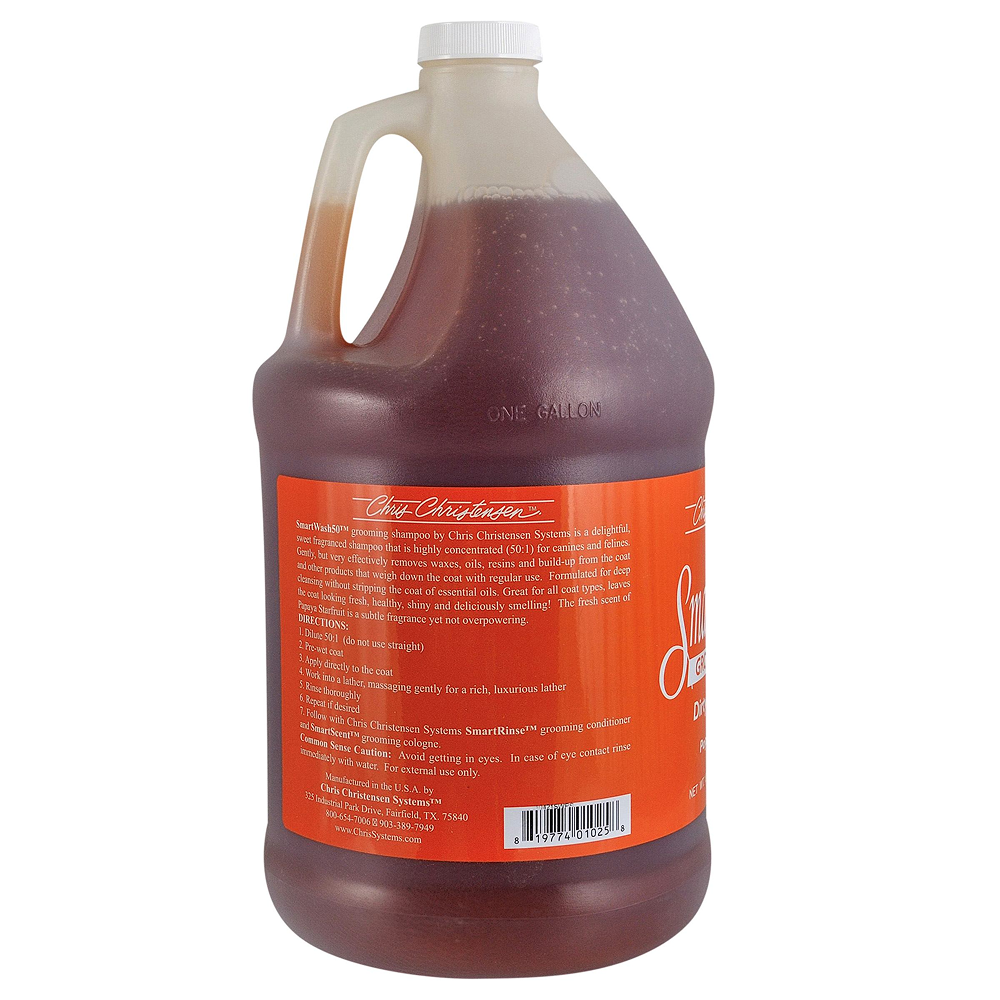 Chris Christensen Smart Wash 50 Papaya Starfruit шампунь для собак 3,8 л - папайя Chris Christensen Smart Wash 50 Papaya Starfruit шампунь для собак 3,8 л - папайя