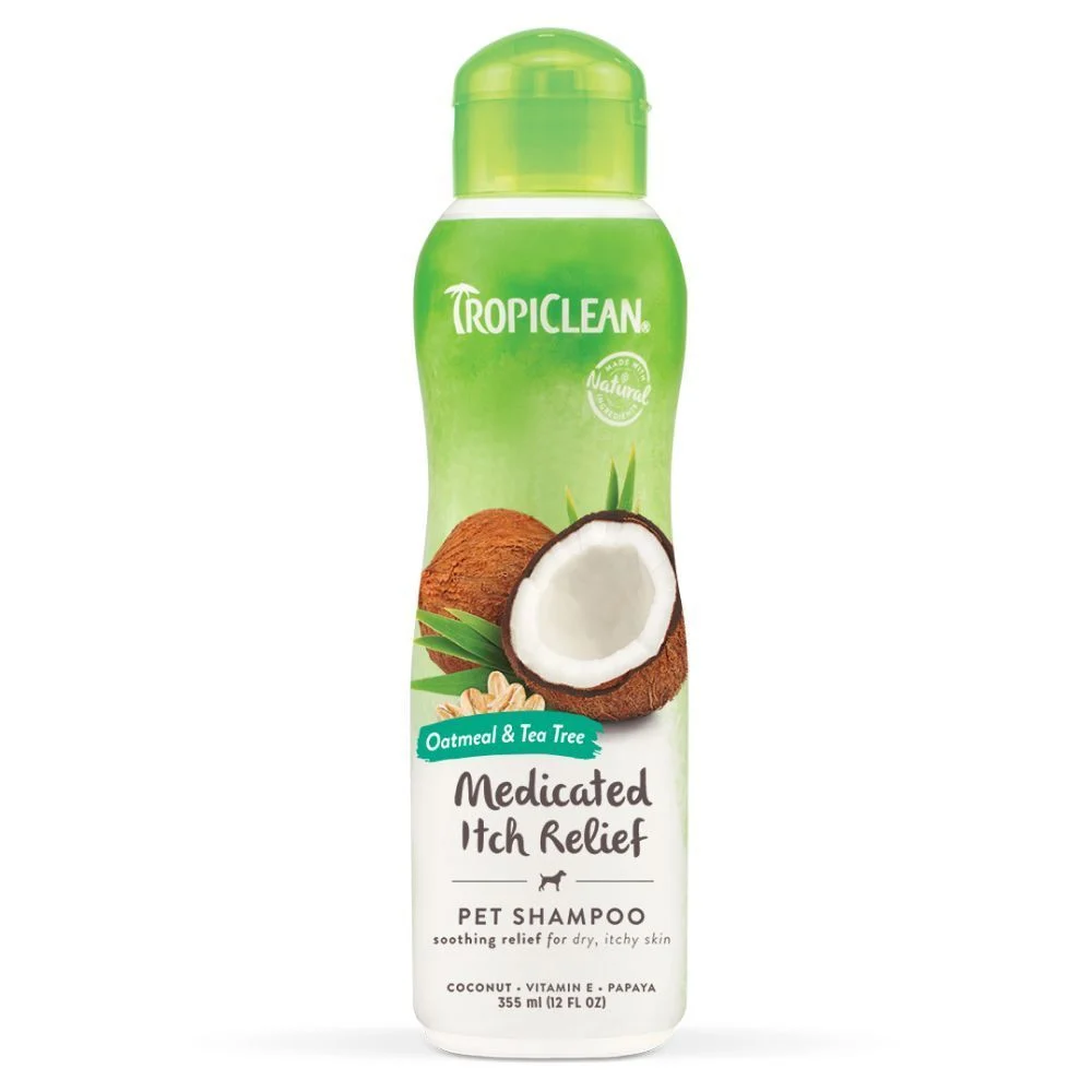 Шампунь для собак TropiClean «Oatmeal & Tea Tree» (Овсяная мука и чайное дерево) 355 мл (для ухода за кожей) Шампунь для собак TropiClean «Oatmeal & Tea Tree» (Овсяная мука и чайное дерево) 355 мл (для ухода за кожей)