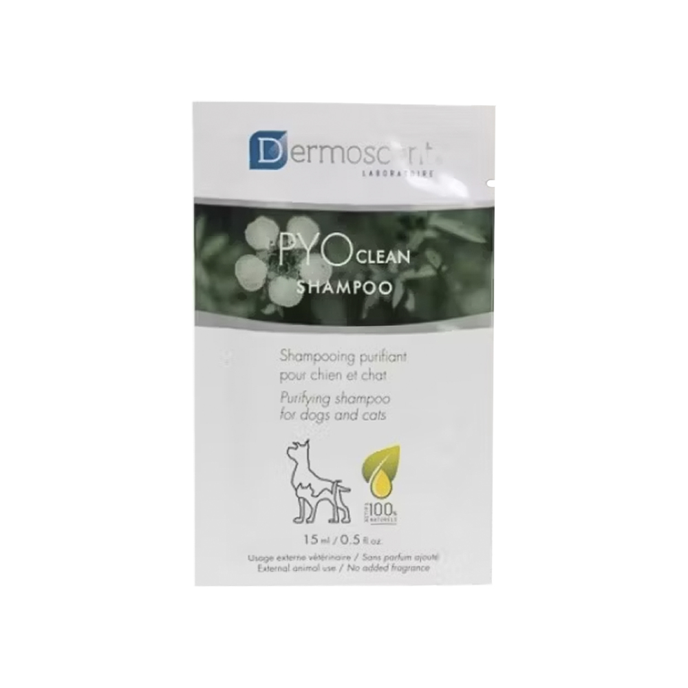 Шампунь для контролю шкірних інфекцій Dermoscent PYOclean 7 Shampoo 15 мл (очищення, догляд, відновлення)