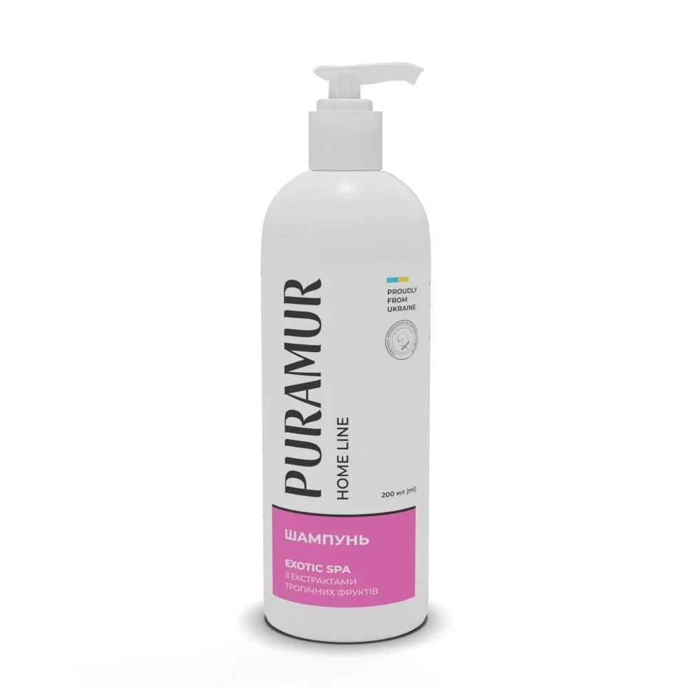 Шампунь для собак и кошек Puramur Home line с экстрактами тропических фруктов Exotic Spa 200 мл Шампунь для собак и кошек Puramur Home line с экстрактами тропических фруктов Exotic Spa 200 мл