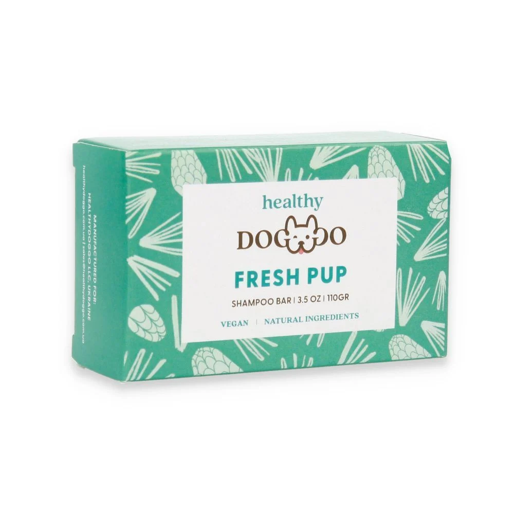 Шампунь-мило для собак HealthyDoggo Fresh Pup 110 г - смерека Шампунь-мило для собак HealthyDoggo Fresh Pup 110 г - смерека