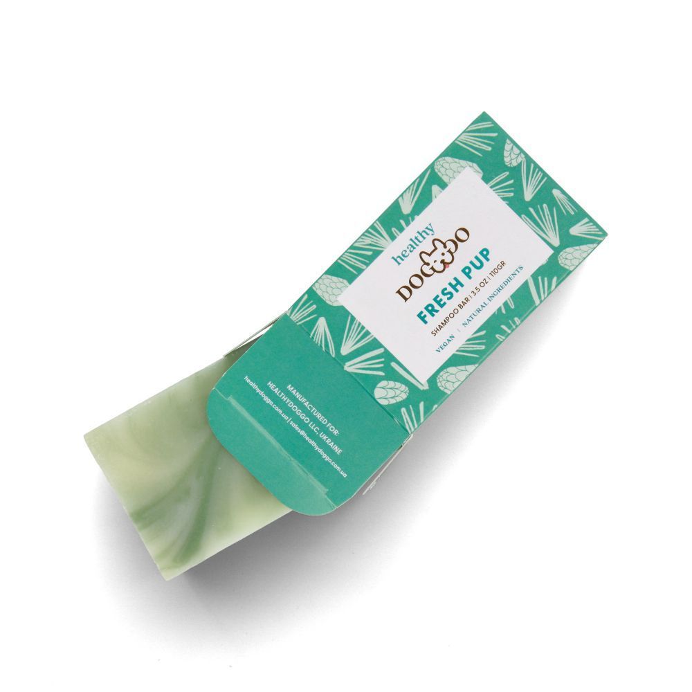 Шампунь-мило для собак HealthyDoggo Fresh Pup 110 г - смерека Шампунь-мило для собак HealthyDoggo Fresh Pup 110 г - смерека