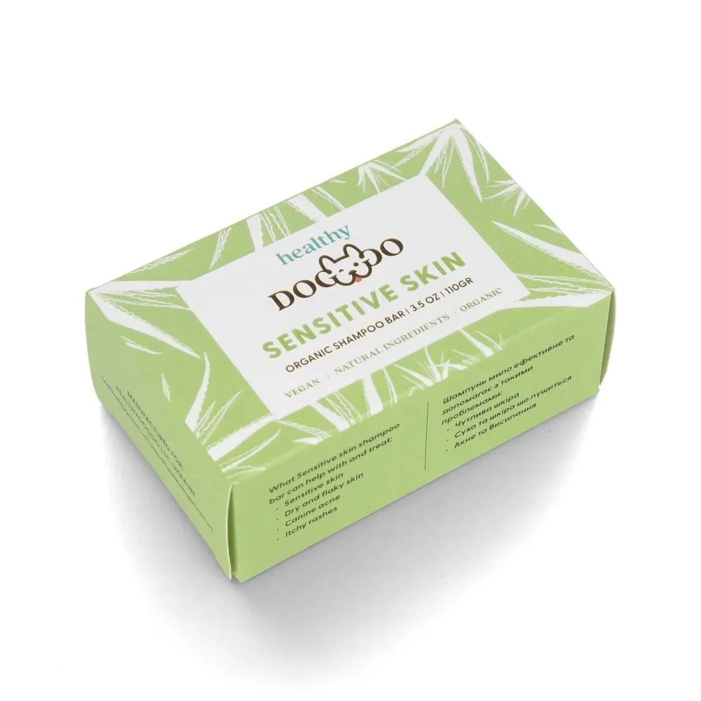Шампунь-мило для собак HealthyDoggo Sensitive Skin 110 г Шампунь-мило для собак HealthyDoggo Sensitive Skin 110 г