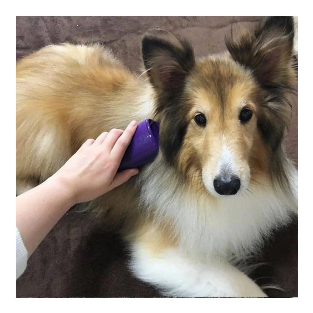 Щітка для собак Pet Teezer De-shedding and Grooming - фіолетово-сірий Щітка для собак Pet Teezer De-shedding and Grooming - фіолетово-сірий