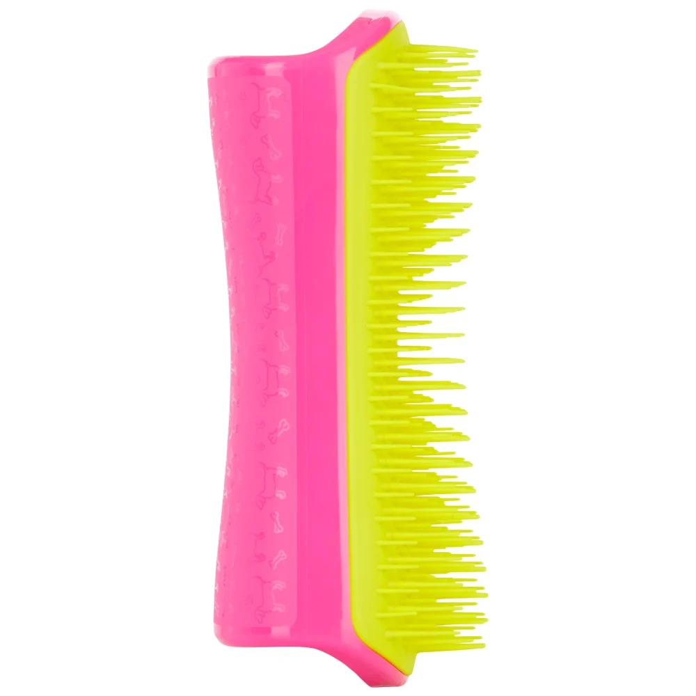 Щітка для розплутування шерсті собаки Pet Teezer Detangling and Grooming Pink/Yellow Щітка для розплутування шерсті собаки Pet Teezer Detangling and Grooming Pink/Yellow