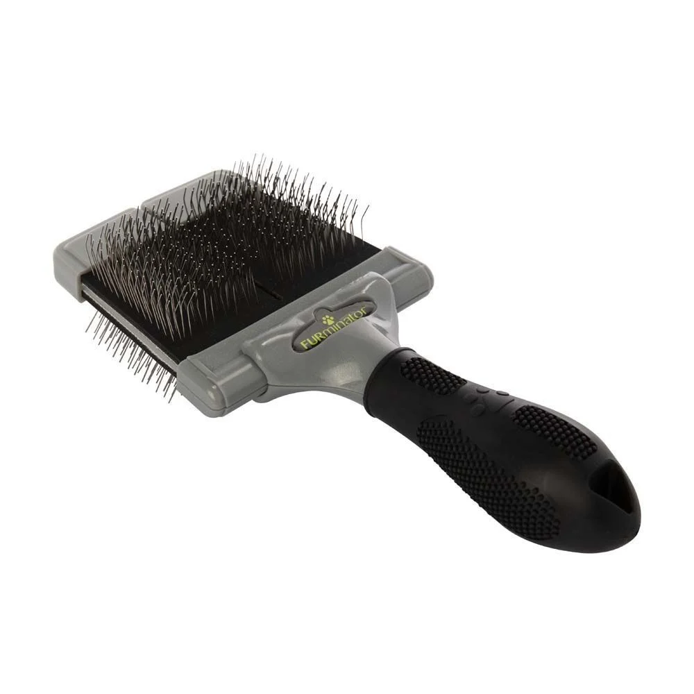 Щітка-пуходерка собак та котів FURminator жорстка 20,5 х 9,5 х 1,5 см L Щітка-пуходерка собак та котів FURminator жорстка 20,5 х 9,5 х 1,5 см L