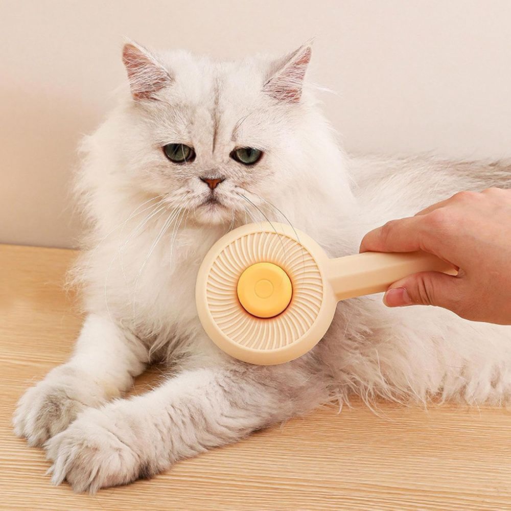 Щітка для собак Pet Fun самоочисна 19 см - колір в асортименті Щітка для собак Pet Fun самоочисна 19 см - колір в асортименті