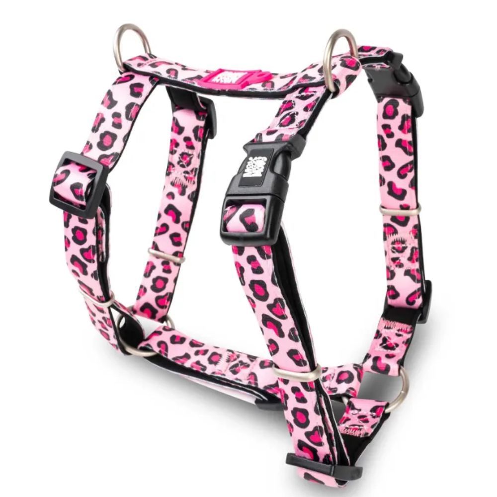 Max and Molly H-Harness Рожевий леопард шлея для собак 33,5-41 см- різнокольоровий Max and Molly H-Harness Рожевий леопард шлея для собак 33,5-41 см- різнокольоровий