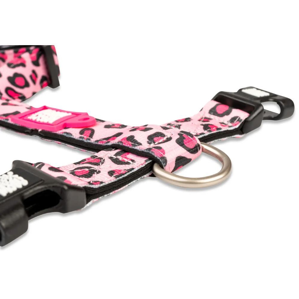 Max and Molly H-Harness Рожевий леопард шлея для собак 33,5-41 см- різнокольоровий Max and Molly H-Harness Рожевий леопард шлея для собак 33,5-41 см- різнокольоровий