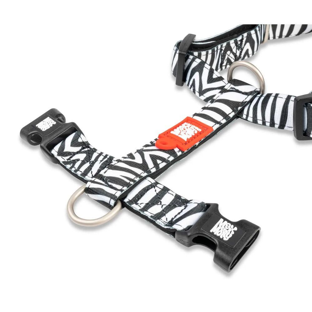 Max and Molly H-Harness Зебра шлея для собак 33,5-41 см - різнокольоровий Max and Molly H-Harness Зебра шлея для собак 33,5-41 см - різнокольоровий