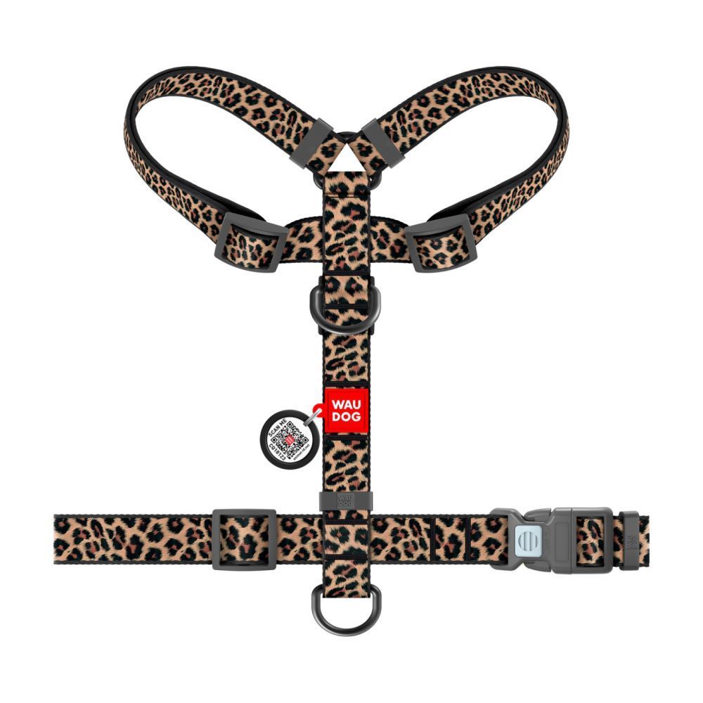 Шлея для собак COLLAR Анатомічна S - леопард Шлея для собак COLLAR Анатомічна S - леопард