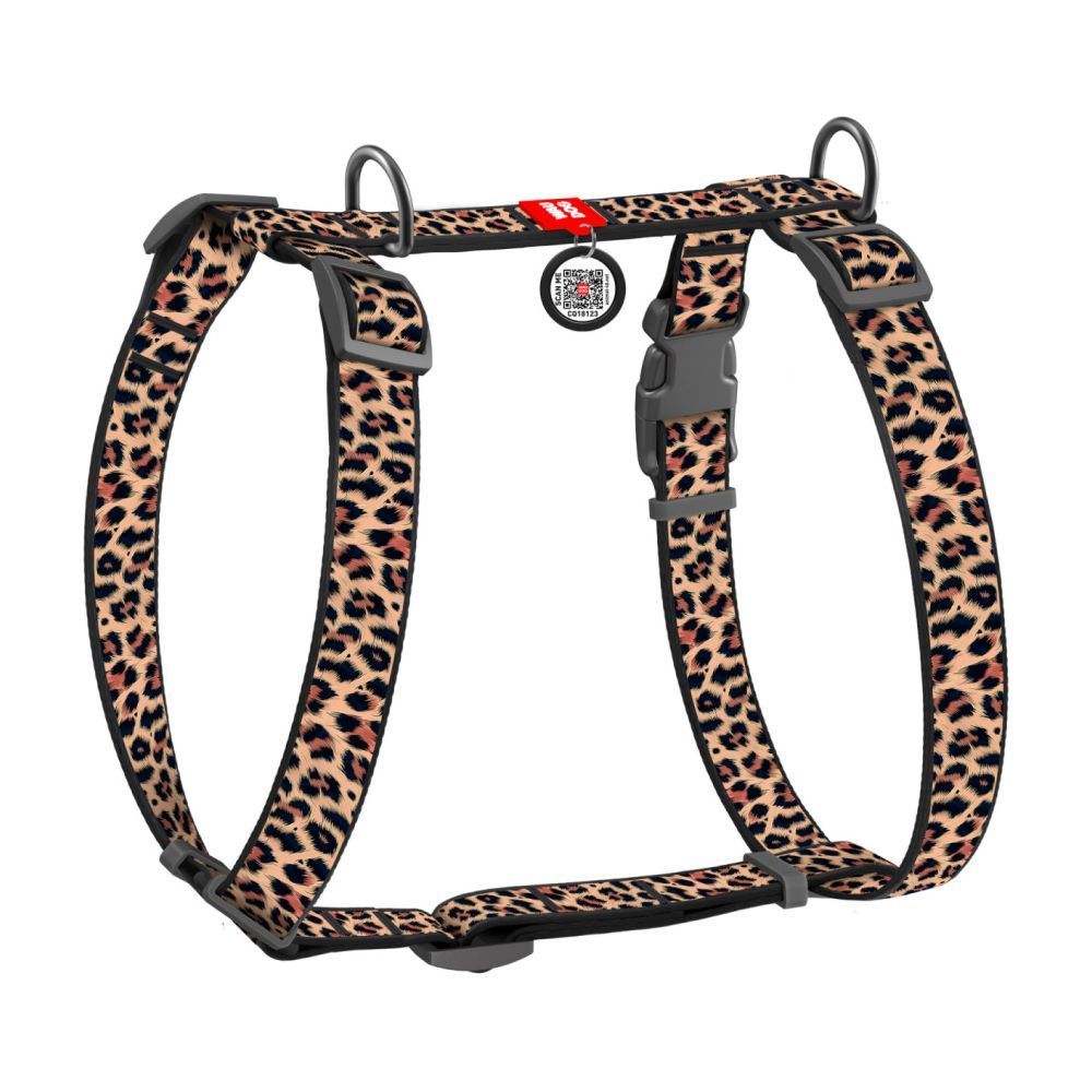 Шлея для собак COLLAR Анатомічна S - леопард Шлея для собак COLLAR Анатомічна S - леопард