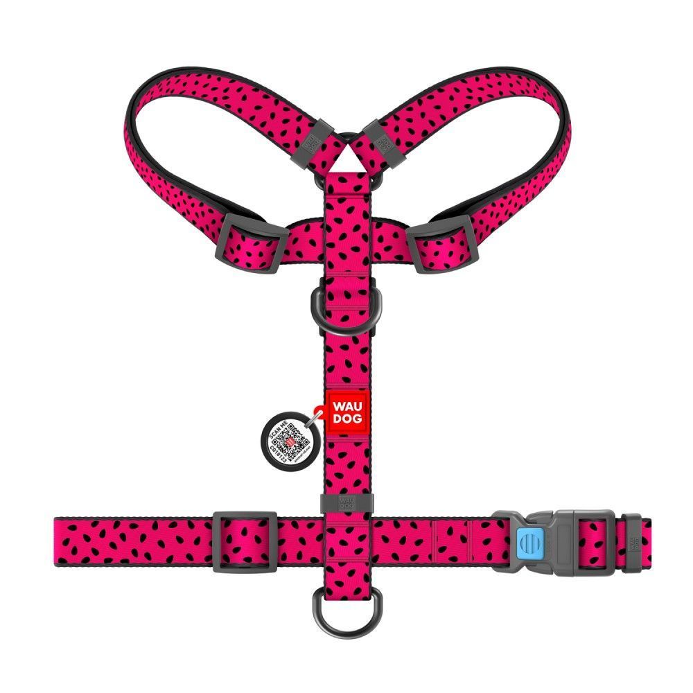 Шлейка для собак COLLAR WOUDOG Н-образная S - розовая Шлейка для собак COLLAR WOUDOG Н-образная S - розовая