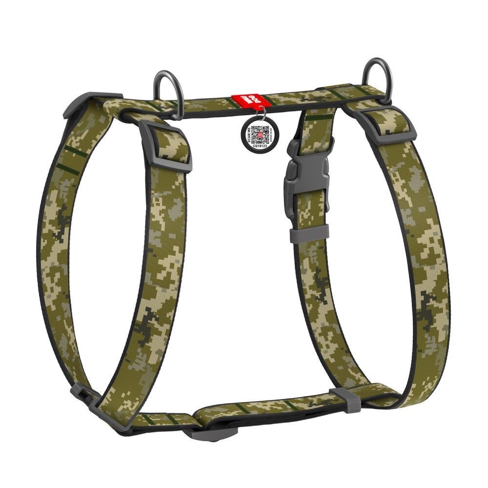 Шлея для собак COLLAR WOUDOG Н-подібна S - хакі Шлея для собак COLLAR WOUDOG Н-подібна S - хакі