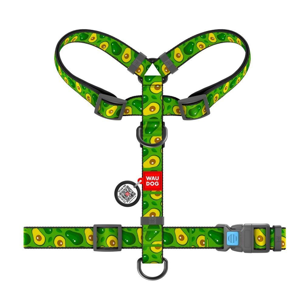 Шлейка для собак COLLAR WOUDOG Н-образная S - зеленая Шлейка для собак COLLAR WOUDOG Н-образная S - зеленая
