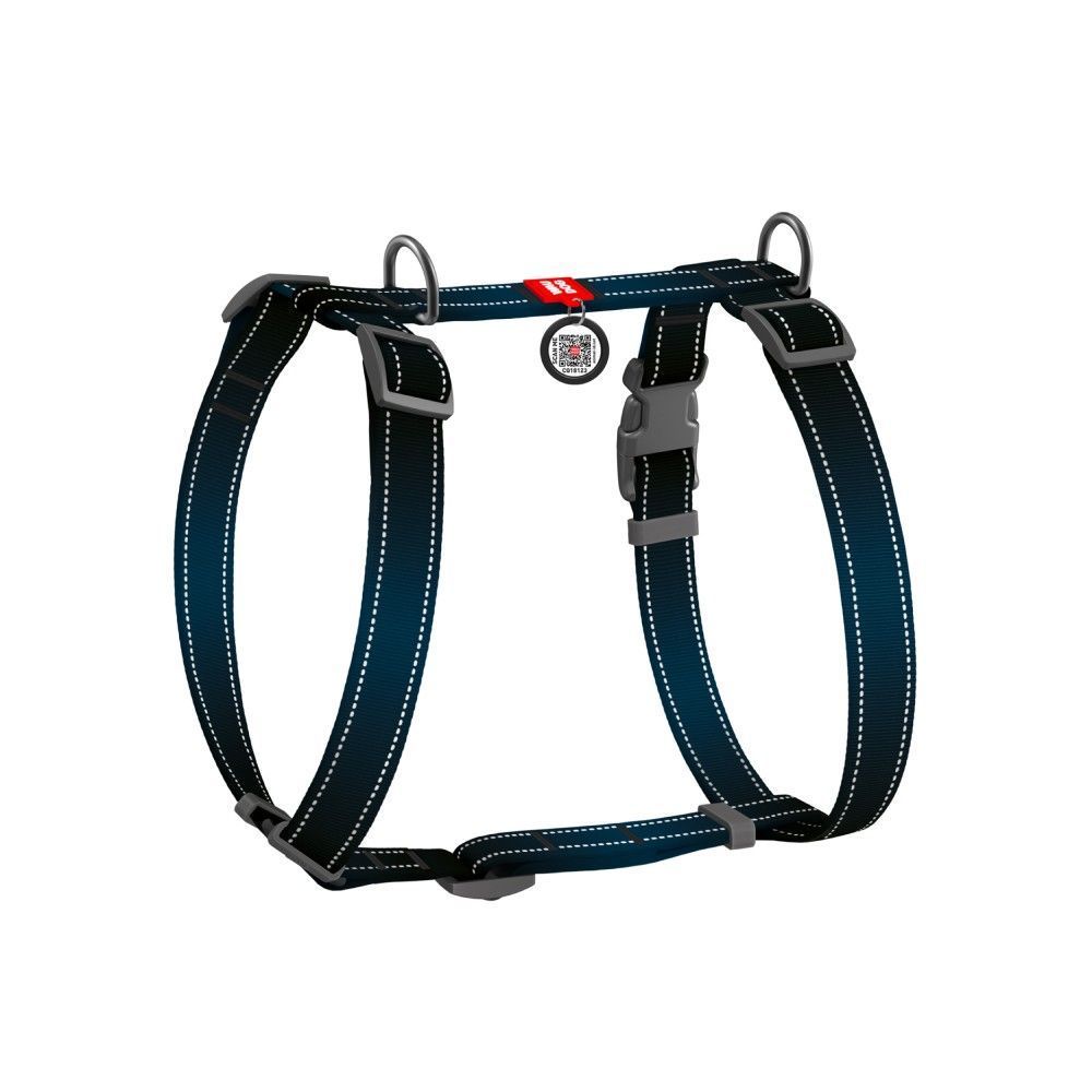Шлейка для собак Collar Nylon Mono H-образная L - черная Шлейка для собак Collar Nylon Mono H-образная L - черная