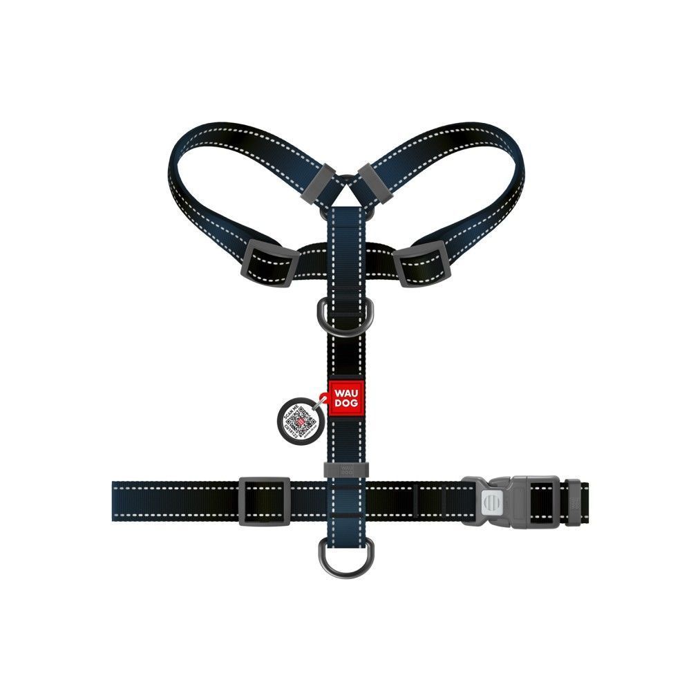 Шлейка для собак Collar Nylon Mono H-образная L - черная Шлейка для собак Collar Nylon Mono H-образная L - черная