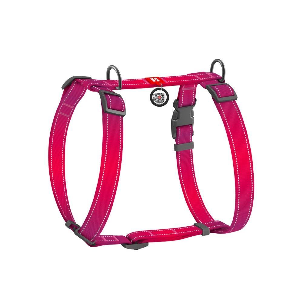 Шлейка для собак Collar Nylon Mono Н-образная M - розовый Шлейка для собак Collar Nylon Mono Н-образная M - розовый