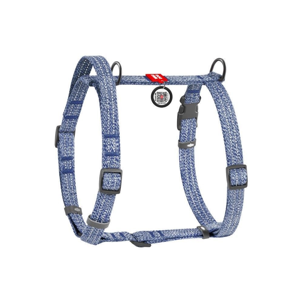 Шлейка для собак Collar Re-cotton H-образная M - синий Шлейка для собак Collar Re-cotton H-образная M - синий