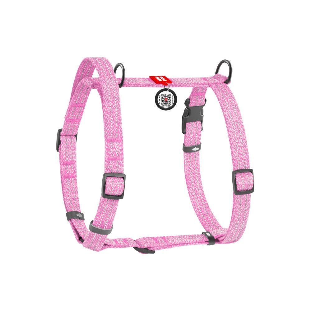 Шлейка для собак Collar Re-cotton H-образная S - розовая Шлейка для собак Collar Re-cotton H-образная S - розовая