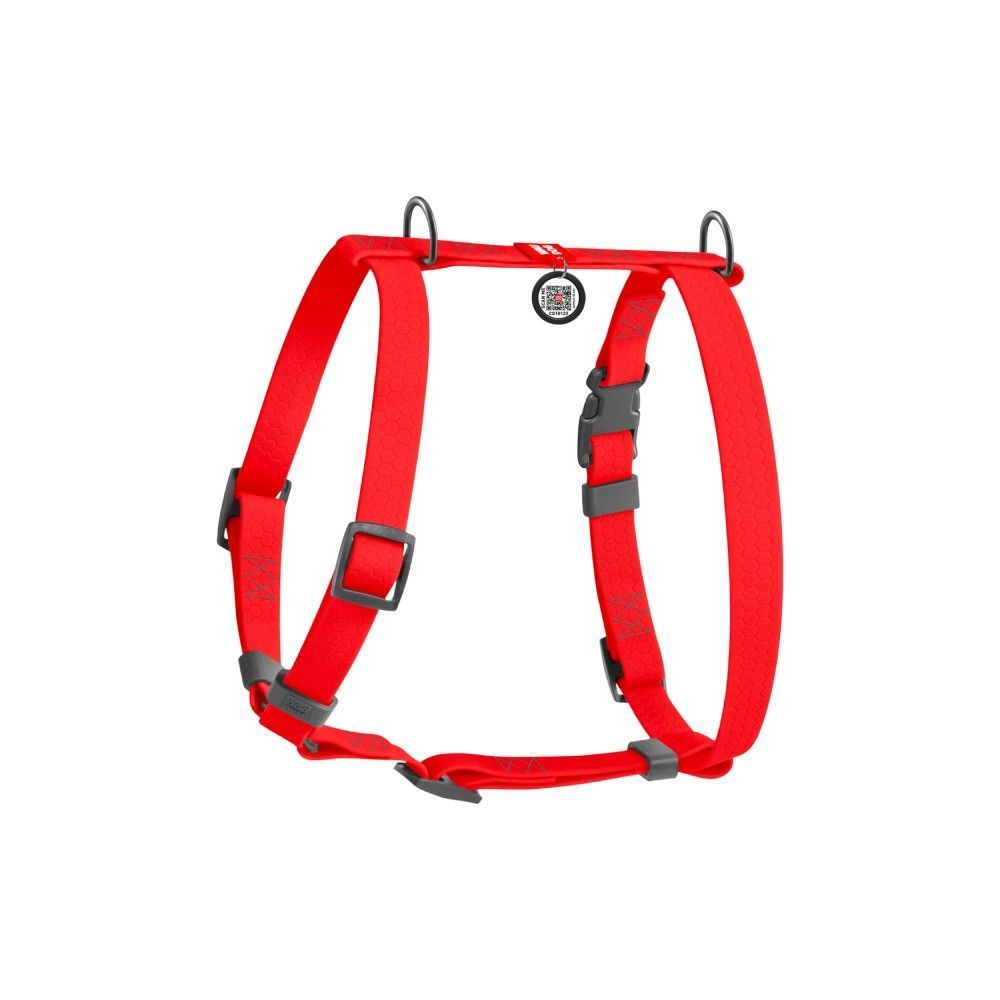 Waudog Waterproof шлея для собак L - червоний Waudog Waterproof шлея для собак L - червоний
