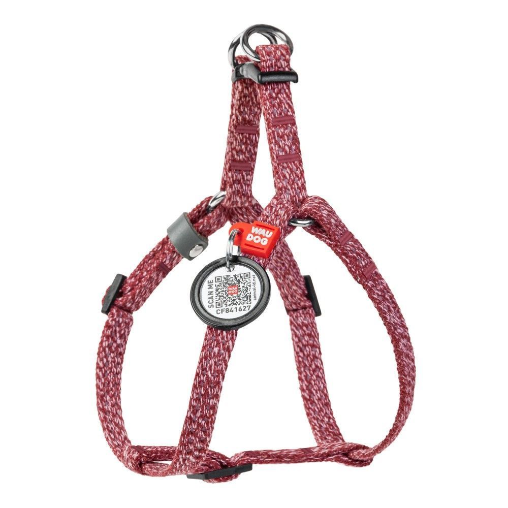 Шлея для собак COLLAR WAUDOG Світловідбиваюча XS - червона Шлея для собак COLLAR WAUDOG Світловідбиваюча XS - червона