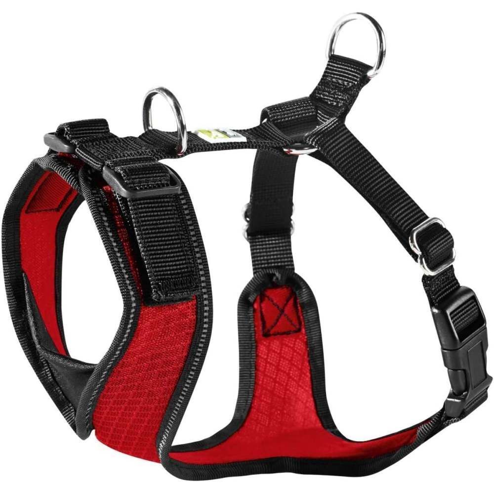 Hunter Manoa Vario Rapid шлейка для собак S 38-47 см 27 мм - красный Hunter Manoa Vario Rapid шлейка для собак S 38-47 см 27 мм - красный