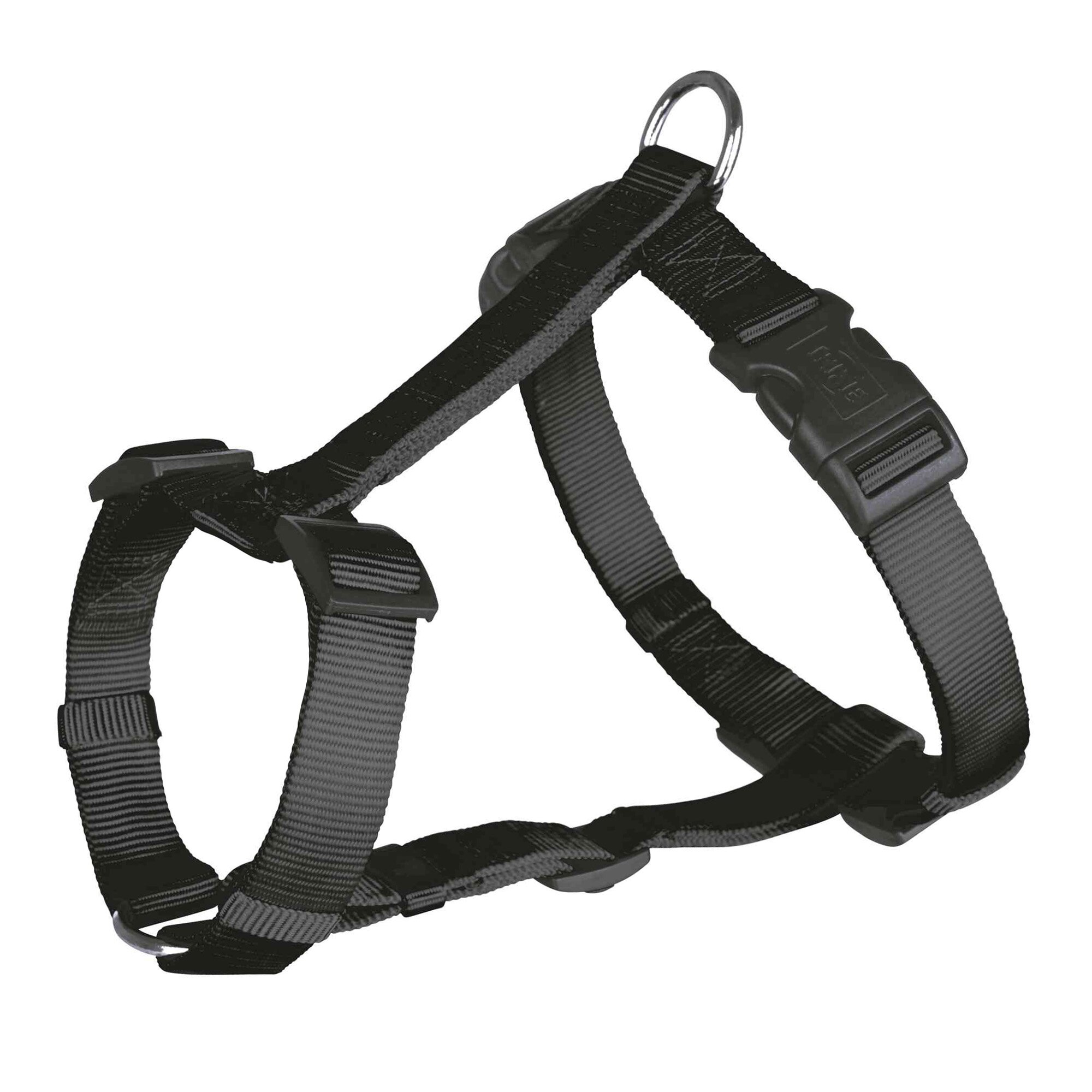 Шлейка Trixie нейлоновая «Classic» XS-S 30-40 см / 10 мм (черная) Шлейка Trixie нейлоновая «Classic» XS-S 30-40 см / 10 мм (черная)