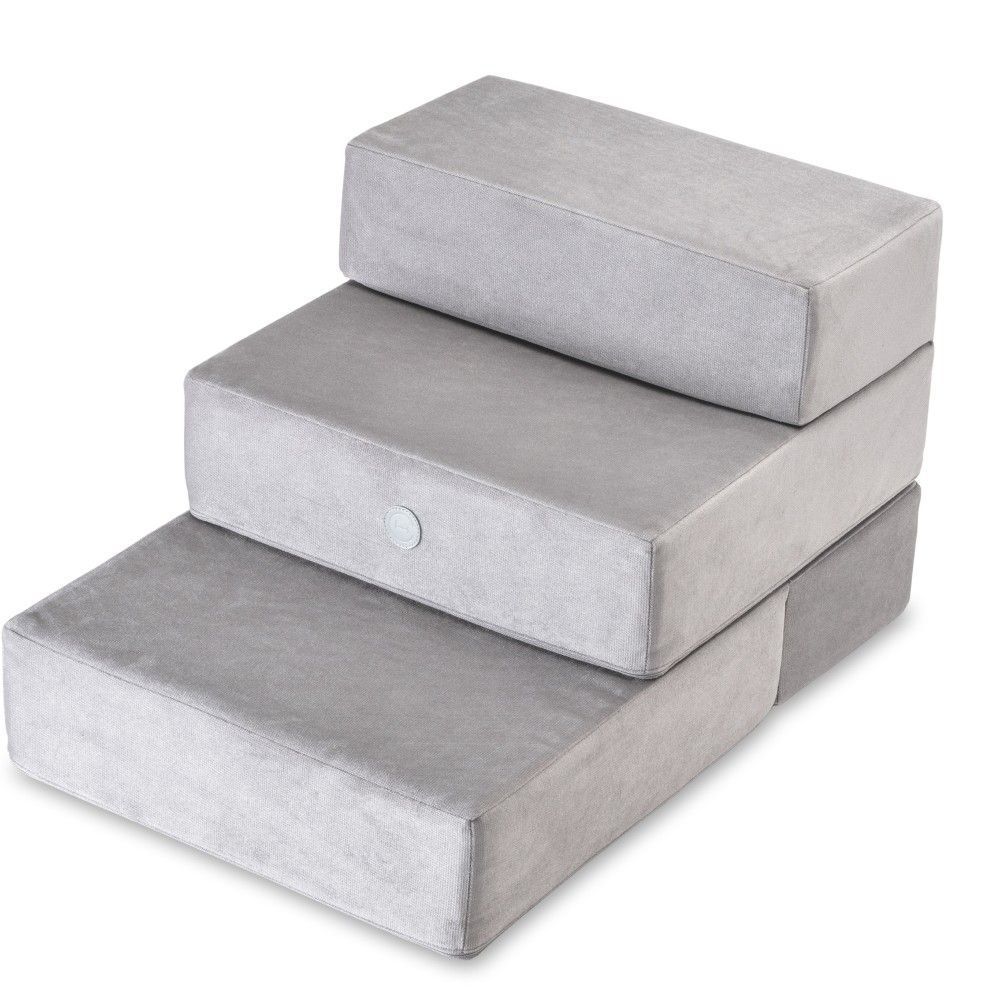 Сходинки для собак Harley and Cho Tetris Grey Velour Double 66 x 36 см Сходинки для собак Harley and Cho Tetris Grey Velour Double 66 x 36 см