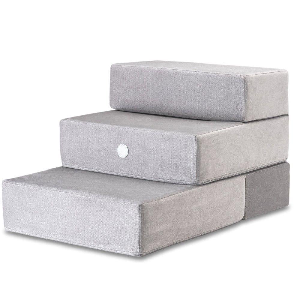 Сходинки для собак Harley and Cho Tetris Grey Velour Double 66 x 36 см Сходинки для собак Harley and Cho Tetris Grey Velour Double 66 x 36 см