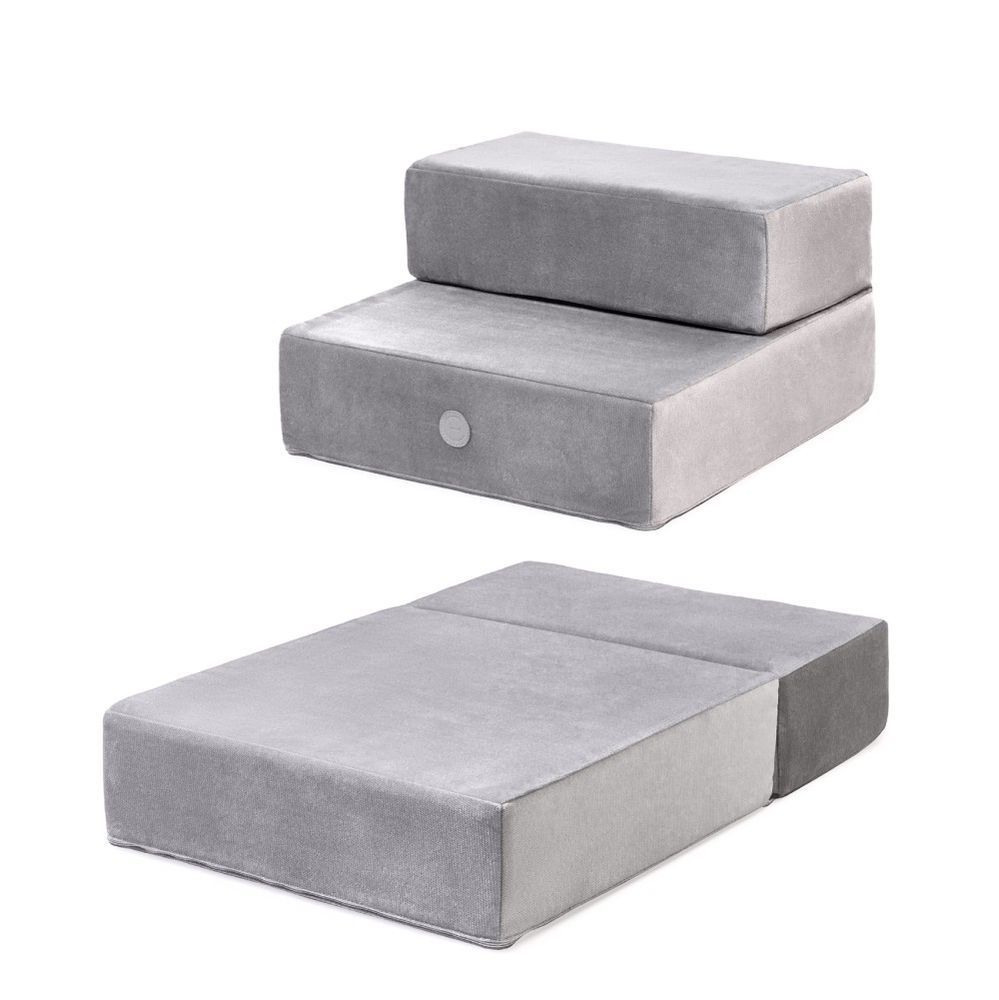 Сходинки для собак Harley and Cho Tetris Grey Velour Double 66 x 36 см Сходинки для собак Harley and Cho Tetris Grey Velour Double 66 x 36 см