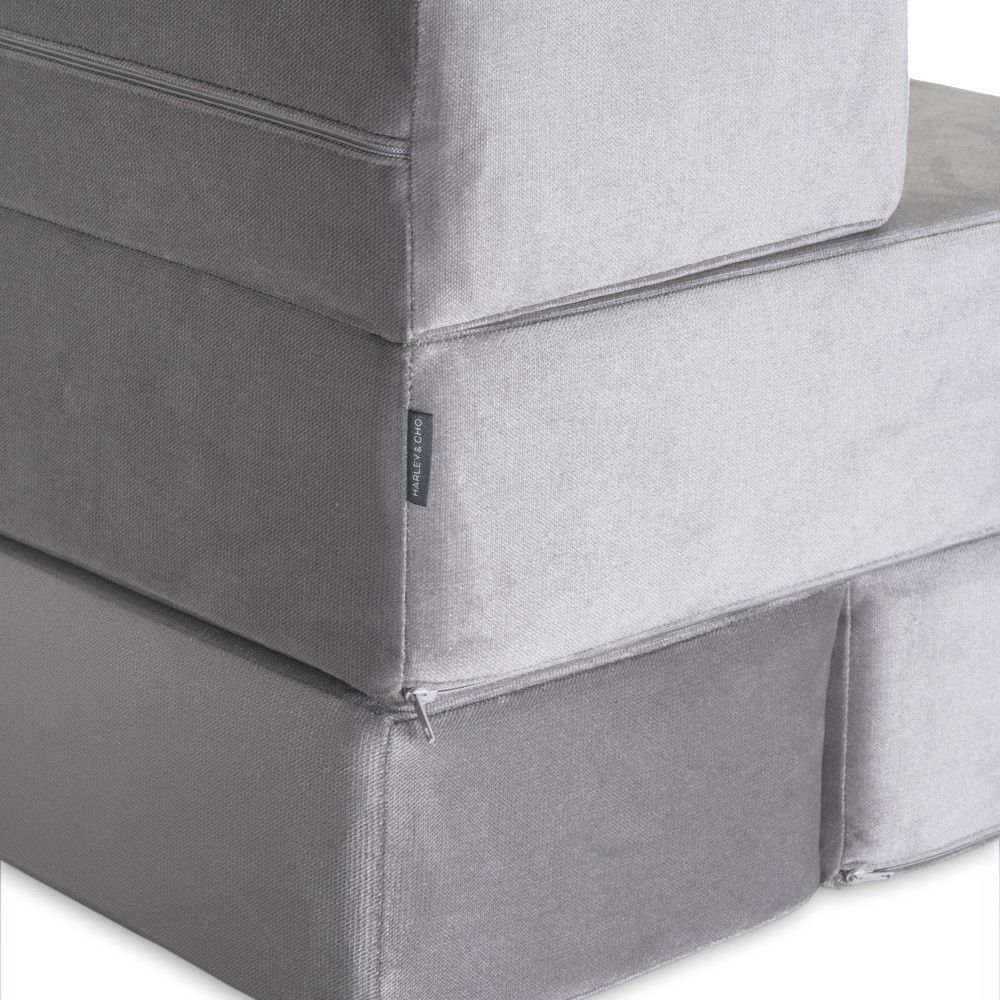 Сходинки для собак Harley and Cho Tetris Grey Velour Double 66 x 36 см Сходинки для собак Harley and Cho Tetris Grey Velour Double 66 x 36 см