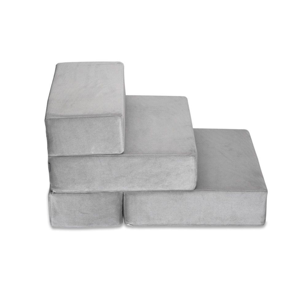 Сходинки для собак Harley and Cho Tetris Grey Velour Double 66 x 36 см Сходинки для собак Harley and Cho Tetris Grey Velour Double 66 x 36 см