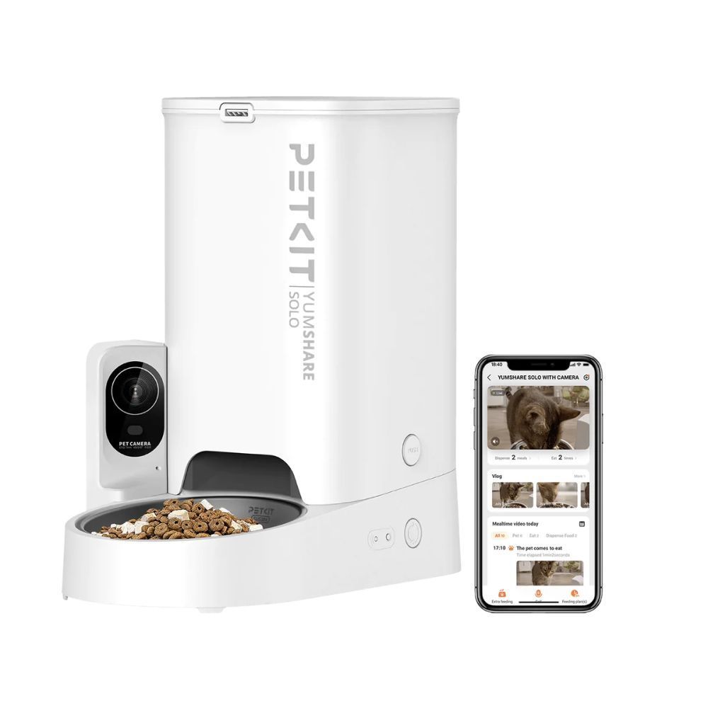 Petkit YumShare Solo with Camera смарт-кормушка для кошек 3 л - белый