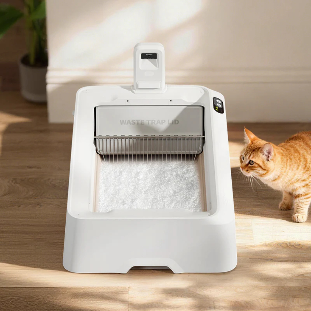 Смарт-лоток для кошек Petkit Purobot Crystal Duo P9905 81,8х50,7х33,4 см - белый