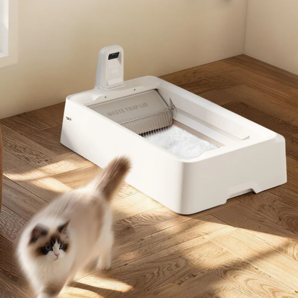 Смарт-лоток для кошек Petkit Purobot Crystal Duo P9905 81,8х50,7х33,4 см - белый