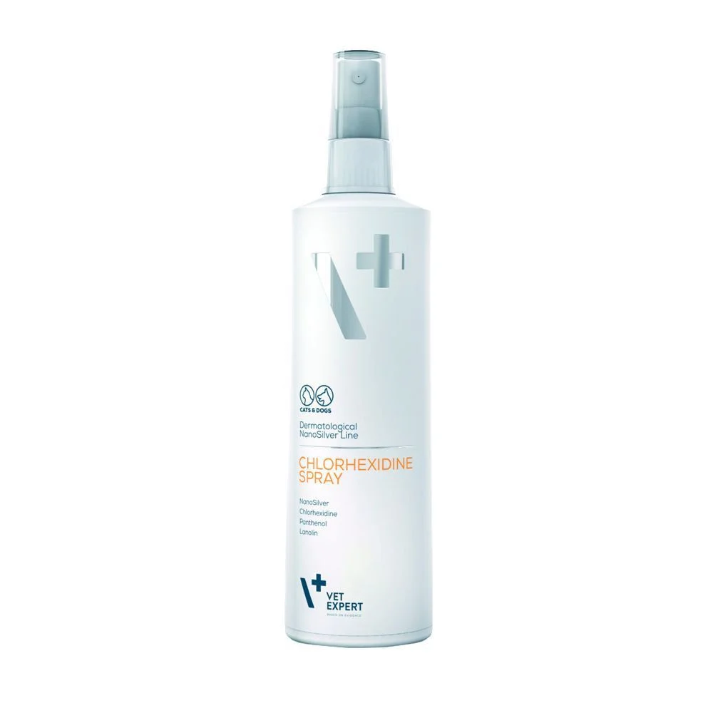 Спрей для собак та котів Vet Expert NanoSilver Chlorhexidine 100 мл Спрей для собак та котів Vet Expert NanoSilver Chlorhexidine 100 мл