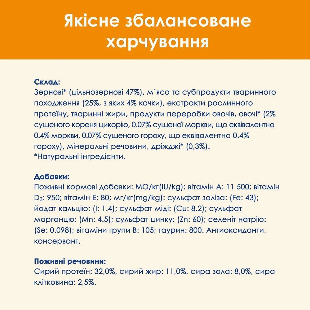 Сухий корм для котів Cat Chow Adult 1,5 кг - качка