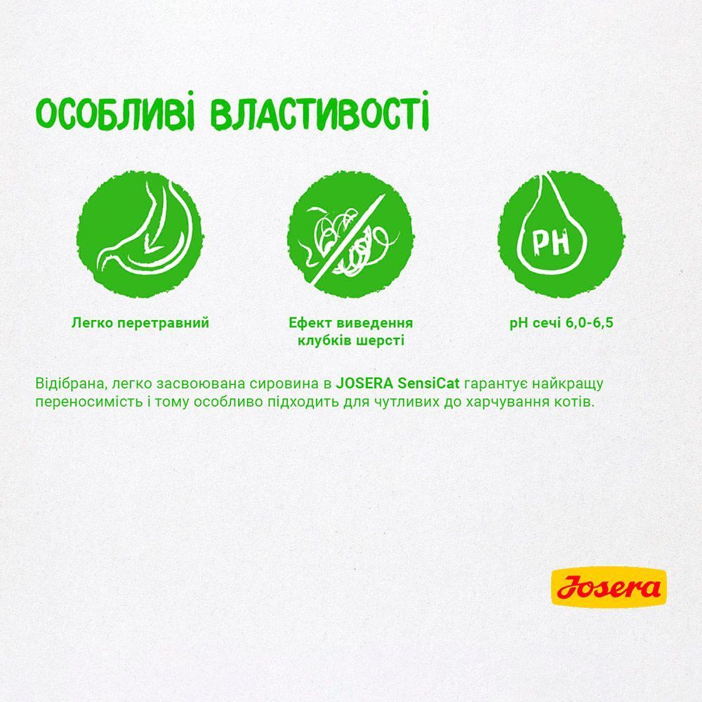Сухой корм для кошек Josera SensiCat - домашняя птица