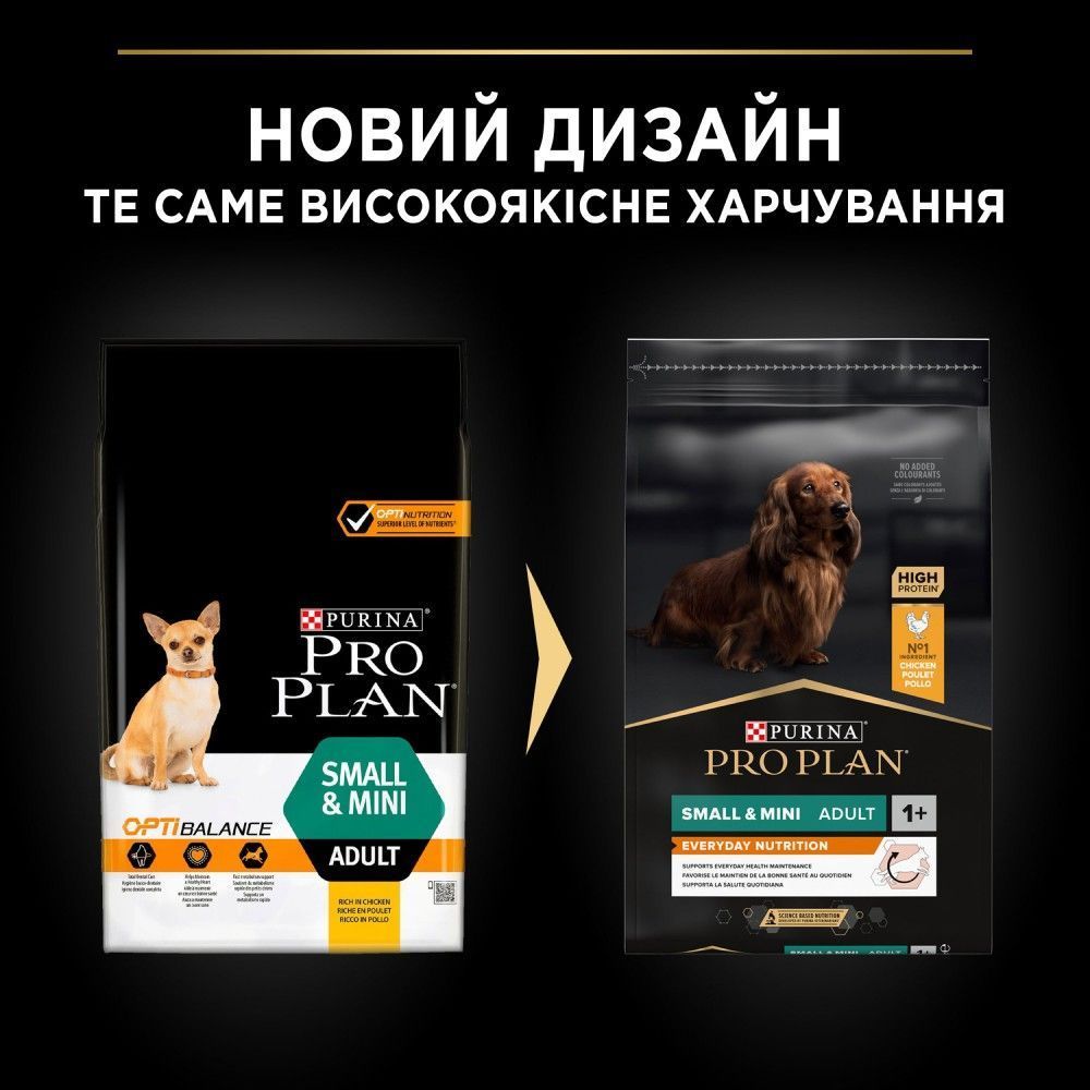 Cухий корм собак Pro Plan Small & Mini Adult Everyday Nutrition 7 кг - курка