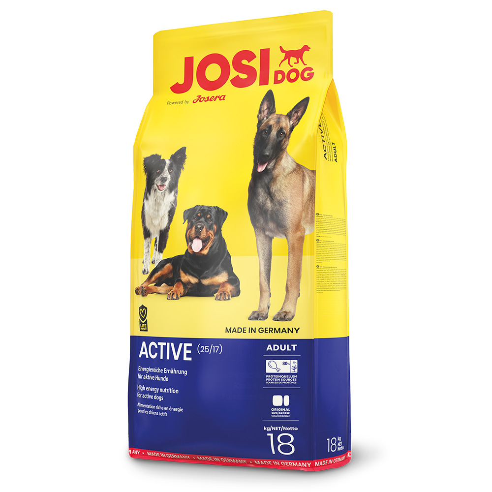 Сухой корм для взрослых собак Josera JosiDog Active 18 кг (домашняя птица) Сухой корм для взрослых собак Josera JosiDog Active 18 кг (домашняя птица)