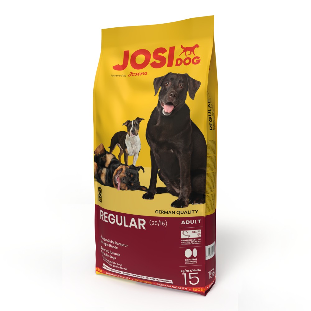 Сухой корм для взрослых собак Josera JosiDog Regular 18 кг (домашняя птица)