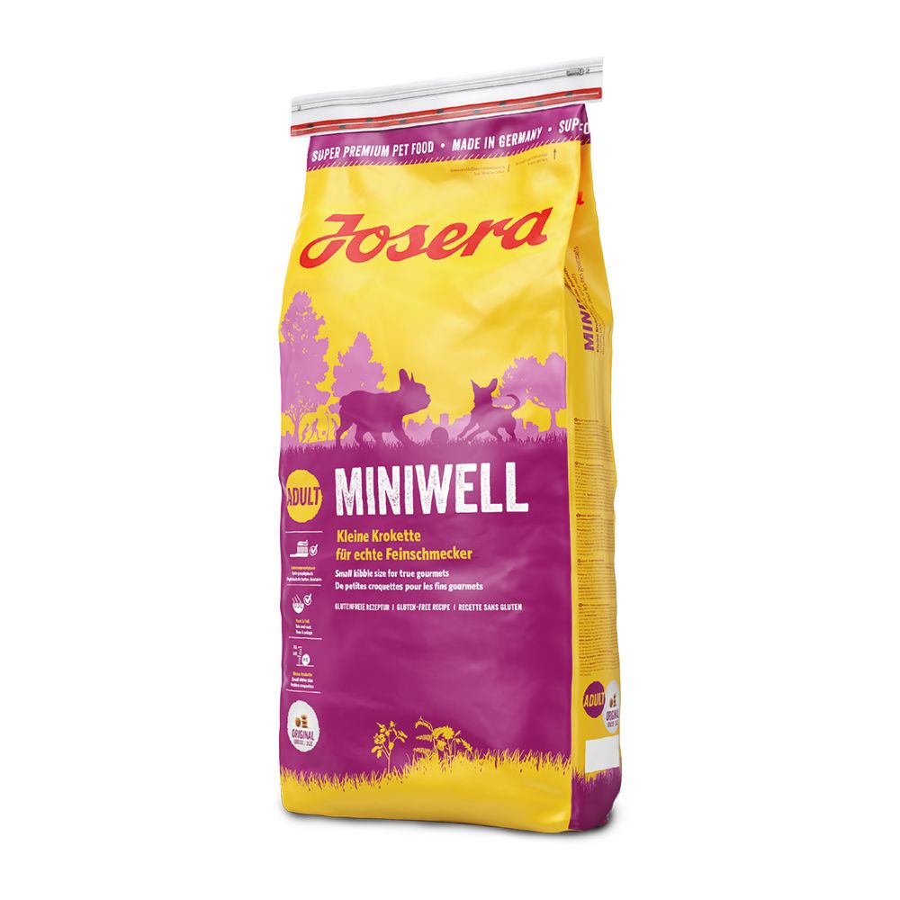 Сухой корм для собак Josera Miniwell 15 кг — домашняя птица Сухой корм для собак Josera Miniwell 15 кг — домашняя птица