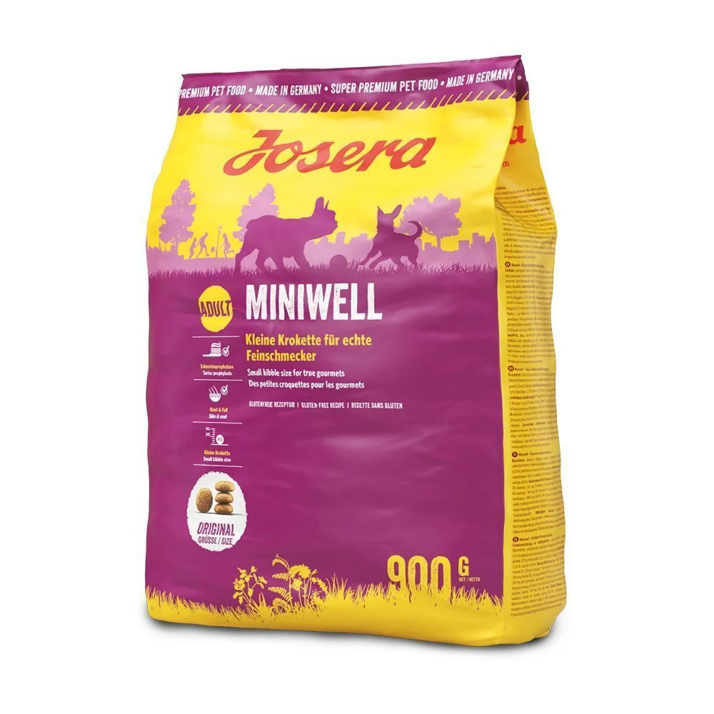 Сухой корм для собак Josera Miniwell 900 г - домашняя птица