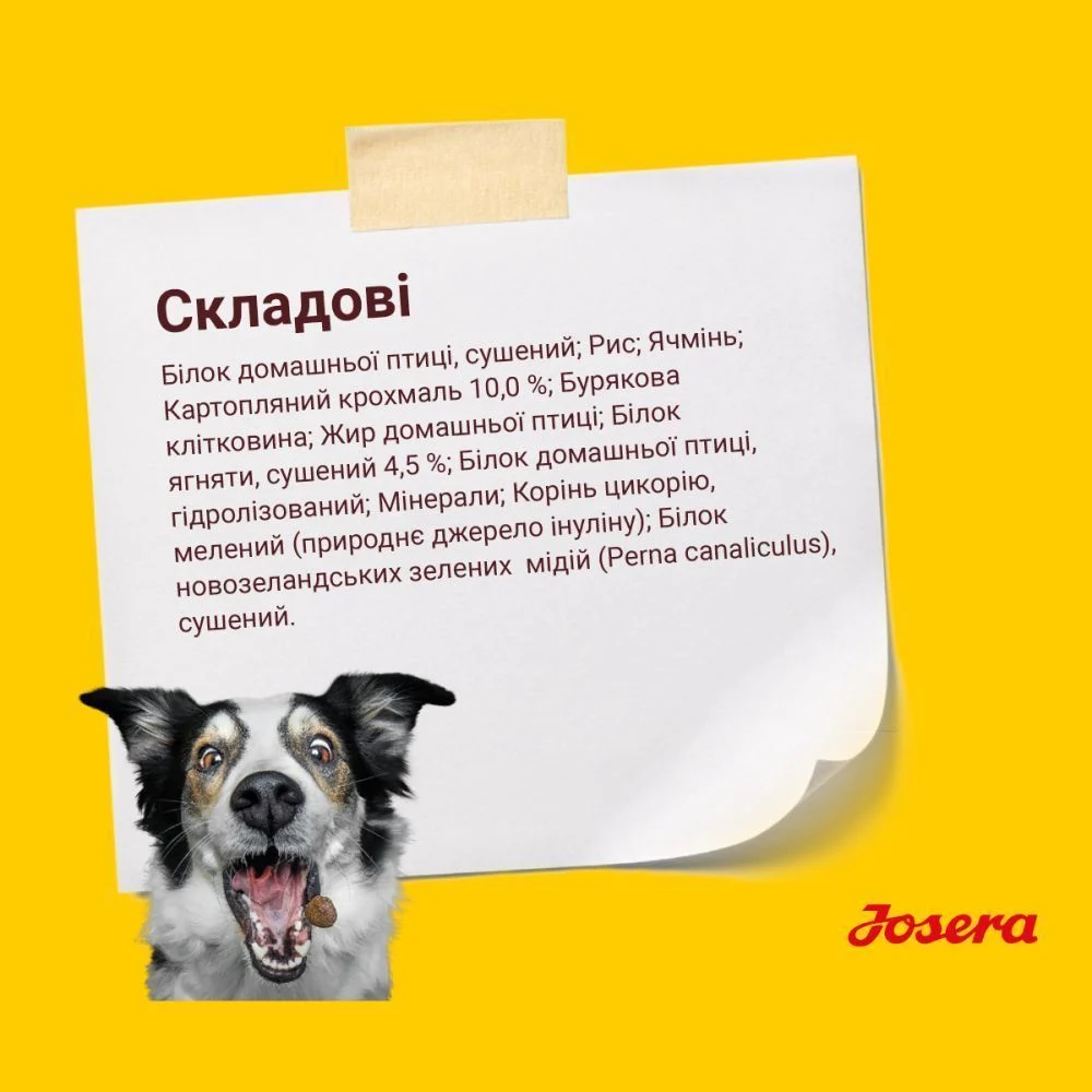 Сухой корм для собак Josera Optiness Adult 900 г - ягненок Сухой корм для собак Josera Optiness Adult 900 г - ягненок