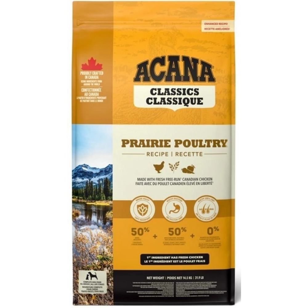 Сухой корм для собак Acana Prairie Poultry 14,5 кг - курица