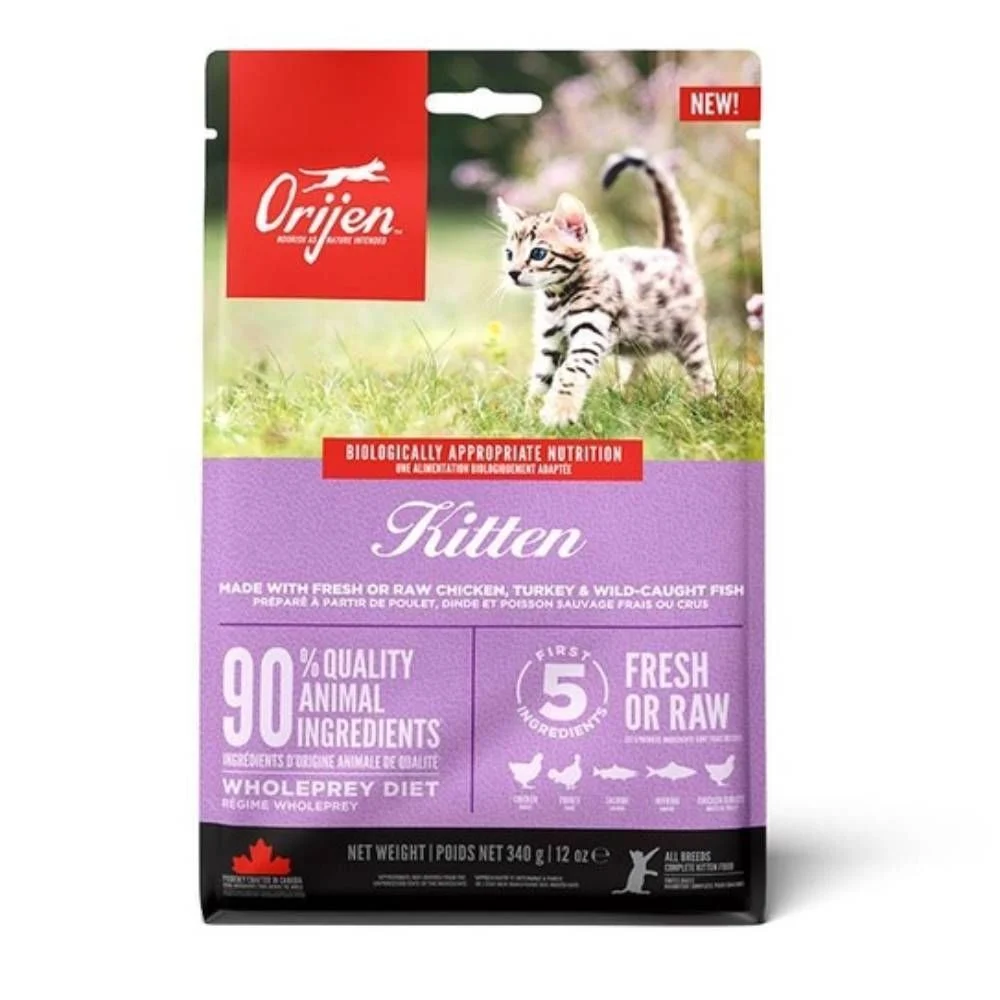 Сухой корм для котят Orijen Kitten 340 г - курица Сухой корм для котят Orijen Kitten 340 г - курица