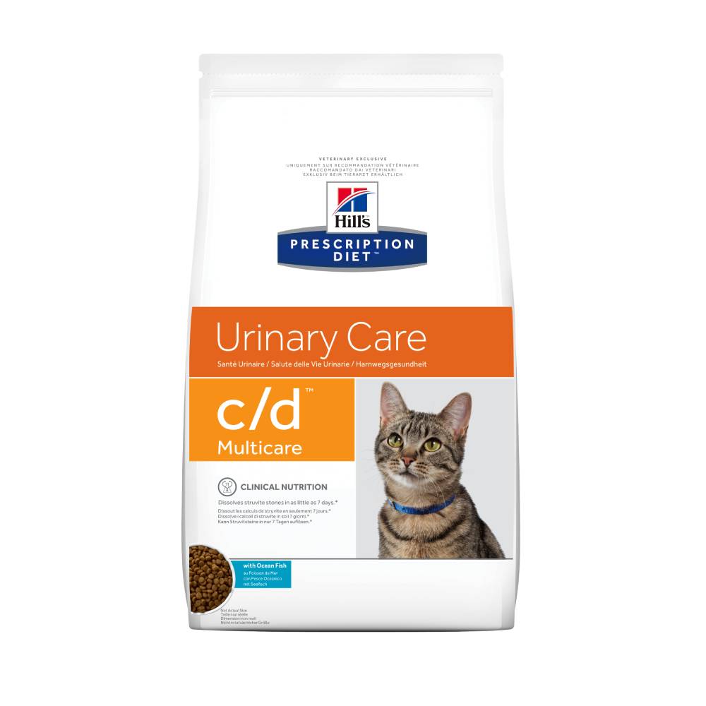 Сухой корм для кошек Hill's Prescription Diet Urinary Care c/d Multicare 1,5 кг - океаническая рыба